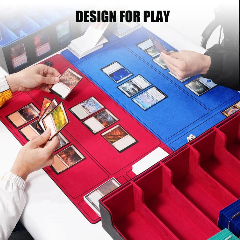 Commander’s Archive Vault – 5-Row PU Leather Deck Box