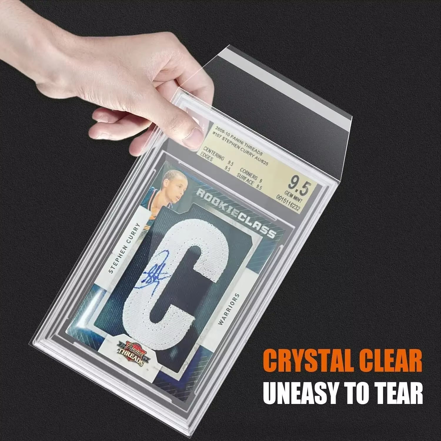 100pcs Graded Card Sleeves – Ultra Protection for PSA/BGS Cards