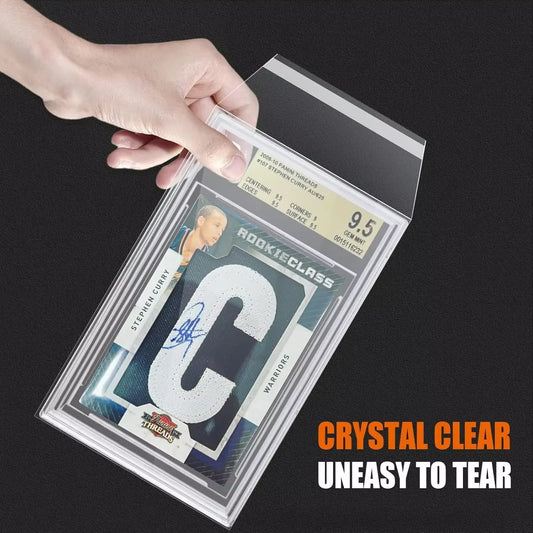 100pcs Graded Card Sleeves – Ultra Protection for PSA/BGS Cards