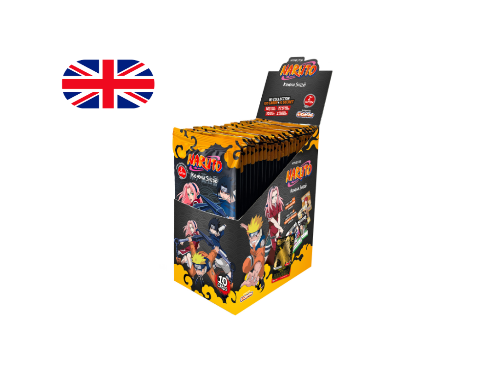 Naruto TCG: First set 2nd Edition Booster packs CDU 24 booster packs each